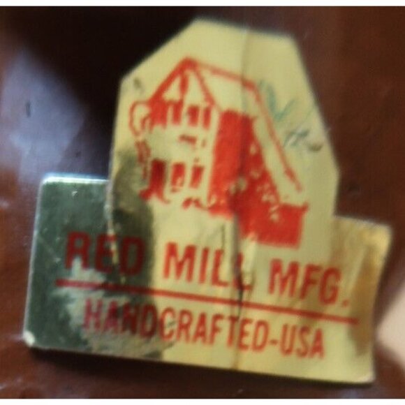 Vintage Red Mill Mfg Elephant Handcrafted Made in USA Wood Pecan Shell - Picture 7 of 7